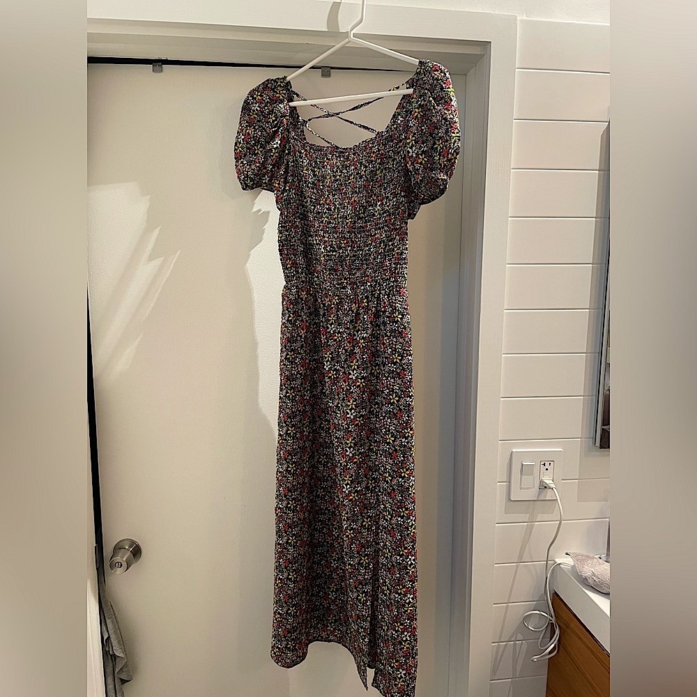 Light floral print dress